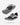 VIBRAM - 女裝五指鞋 V-RUN RETRO 跑步運動鞋 (黑 / 灰色)